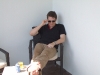 Dave chilling on the patio